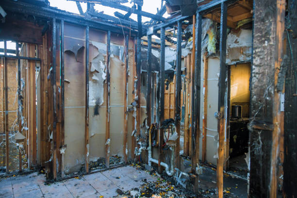Professional Fire Damage Removal technician working in Tallassee, AL